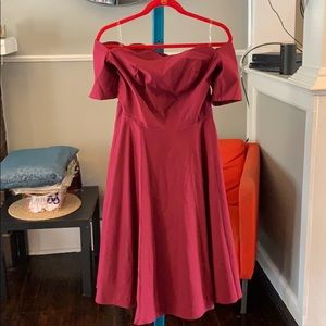 Burgundy semi formal dress